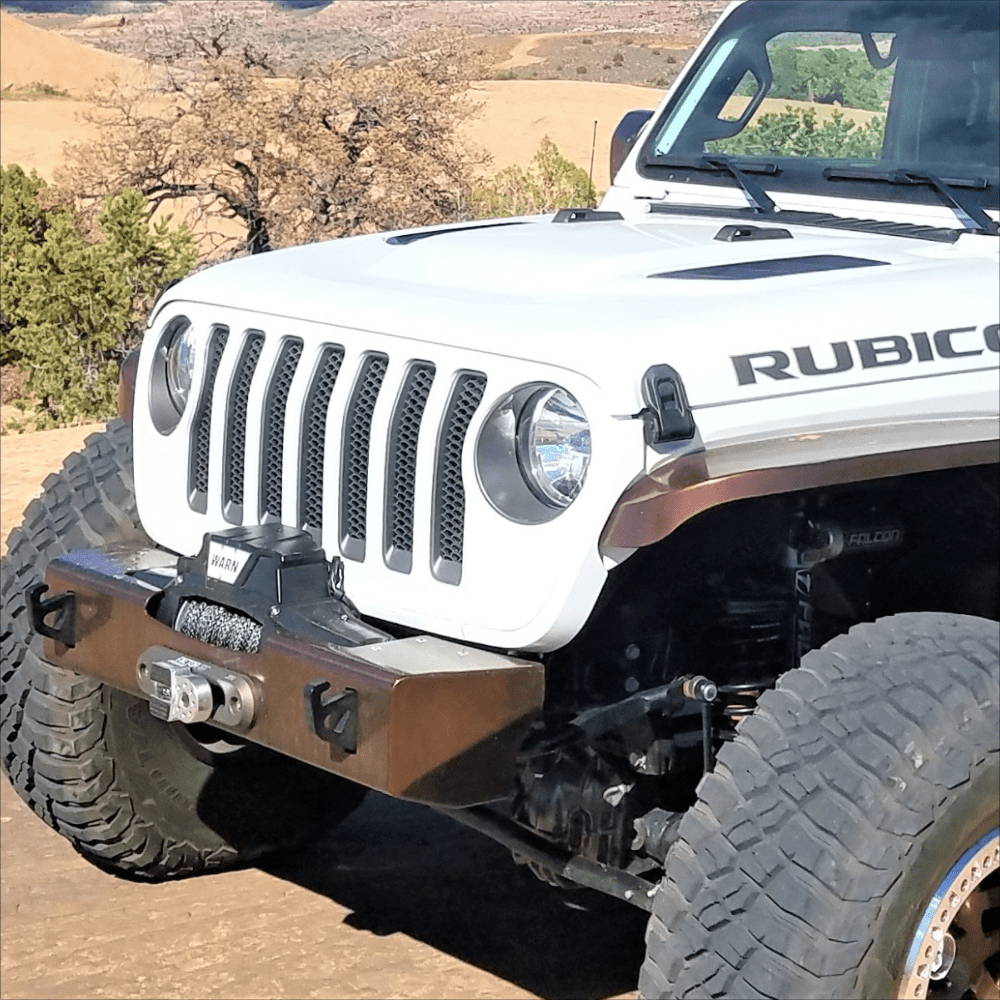 ★美品★ＤＰ★デールペリー★カスタム★ユニロック★ JL/JLU/JT Helix Stubby Front Bumper | Approach Angle – Nemesis