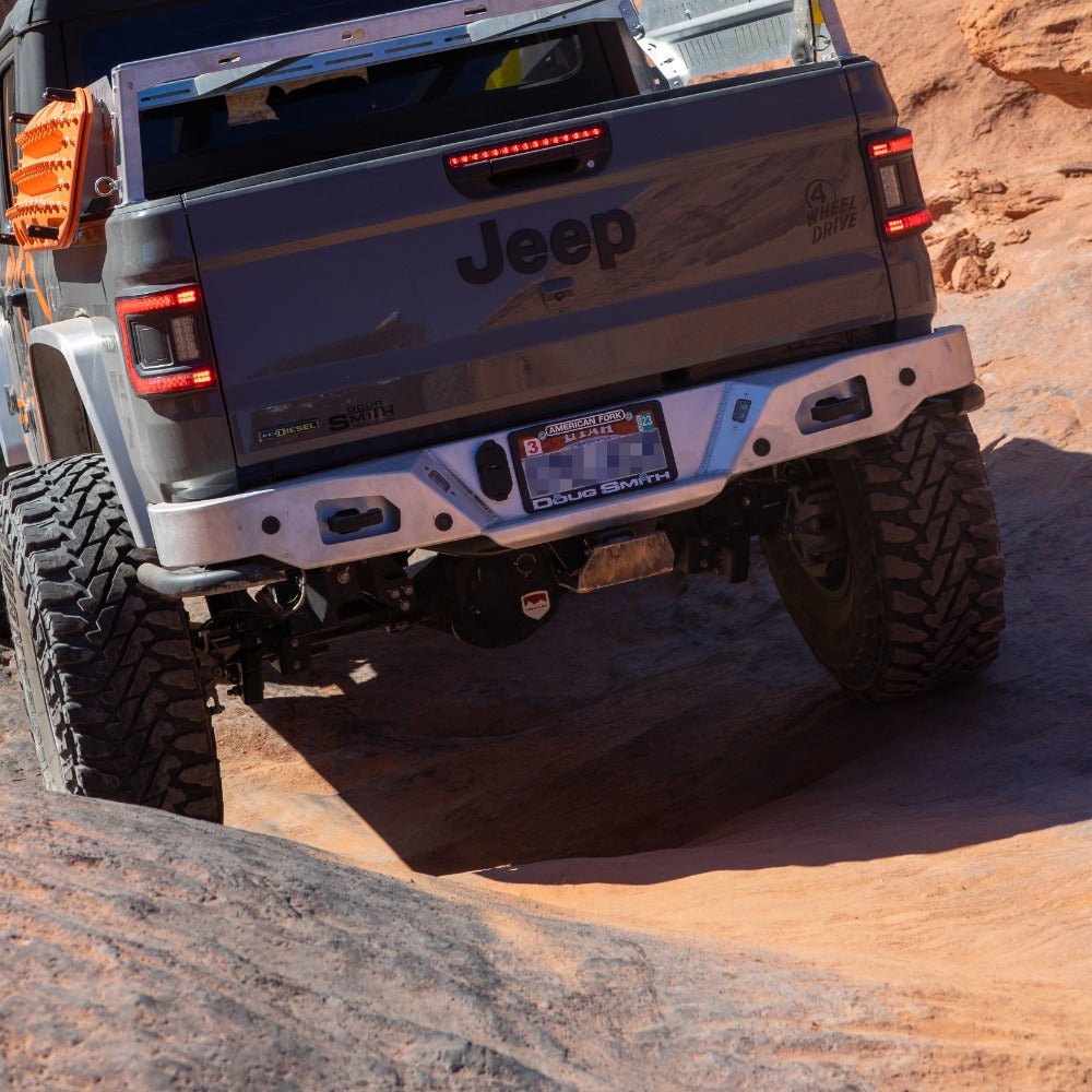 JT Outback Rear Bumper w/ Steel Bed Sliders | Nemesis – Nemesis