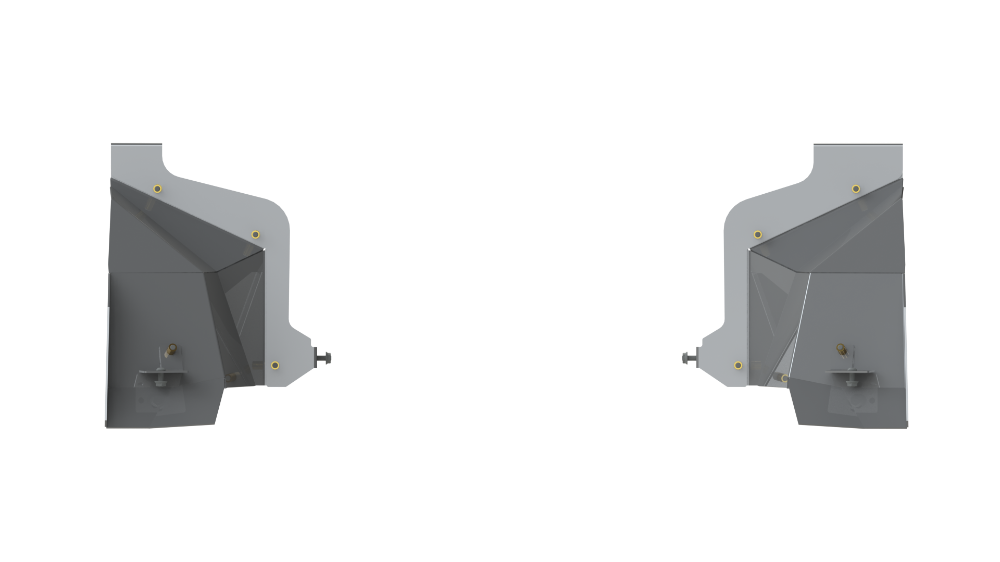 JT Rear Shorty Inner Fender Liner / For Non-Factory Style Swaybars