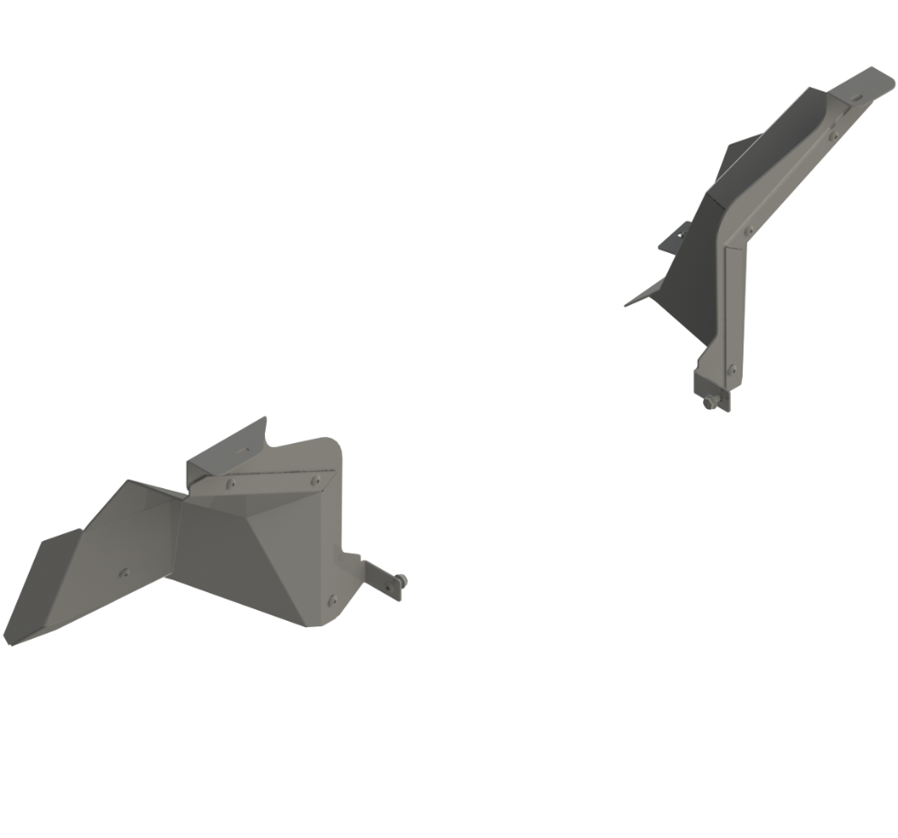 JT Rear Shorty Inner Fender Liner / For Non-Factory Style Swaybars