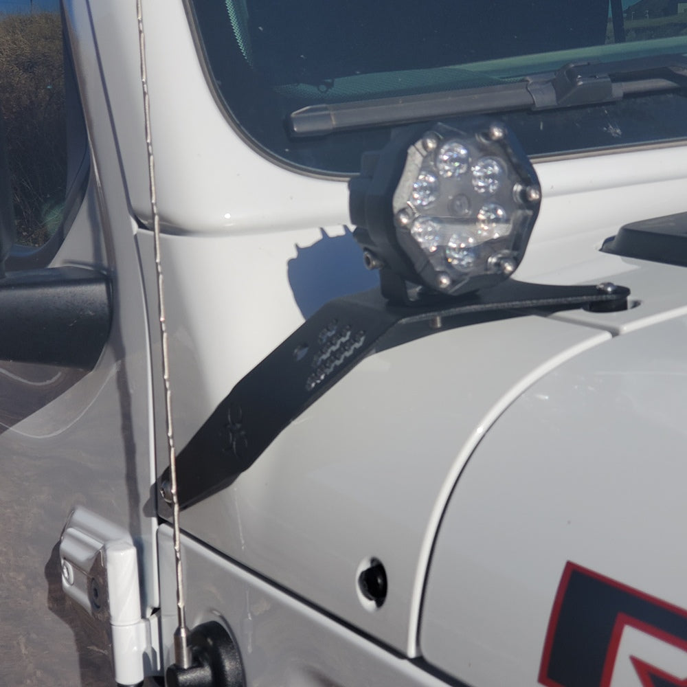 JL/JLU/JT Cowl Light Mount