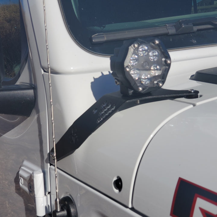 JL/JLU/JT Cowl Light Mount