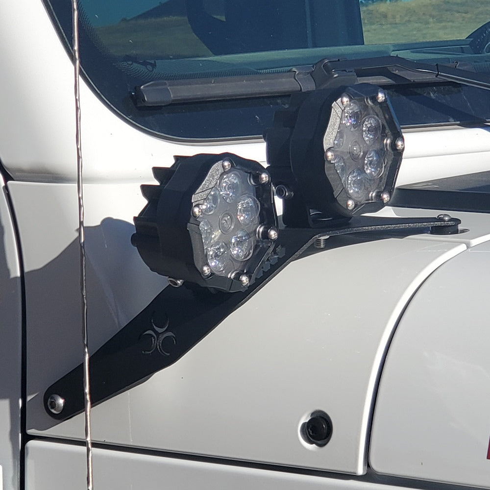 JL/JLU/JT Cowl Light Mount