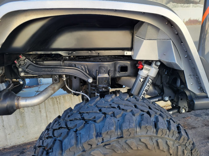 Shown With The TeraFlex Forged Sway Bar Kit and Crawler Flares