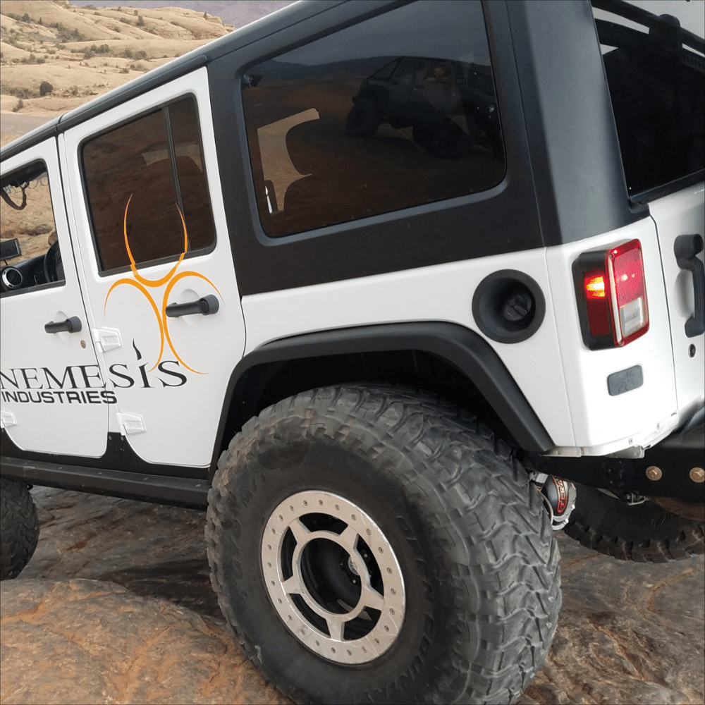 JK/JKU Crawler Rear Flare - Nemesis Industries