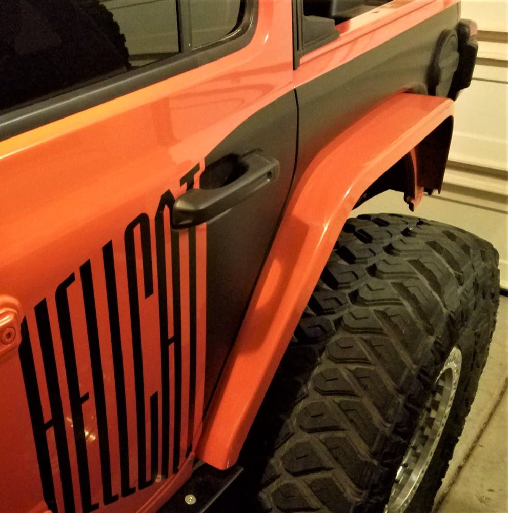 JK/JKU Crawler Rear Flare - Nemesis Industries