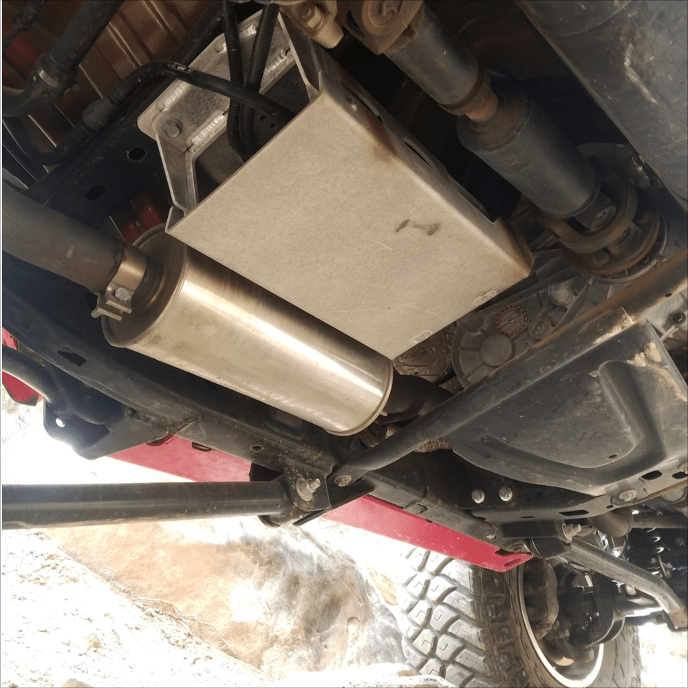 JK/JKU Evap Canister Skid Plate / OEM Location - Nemesis Industries