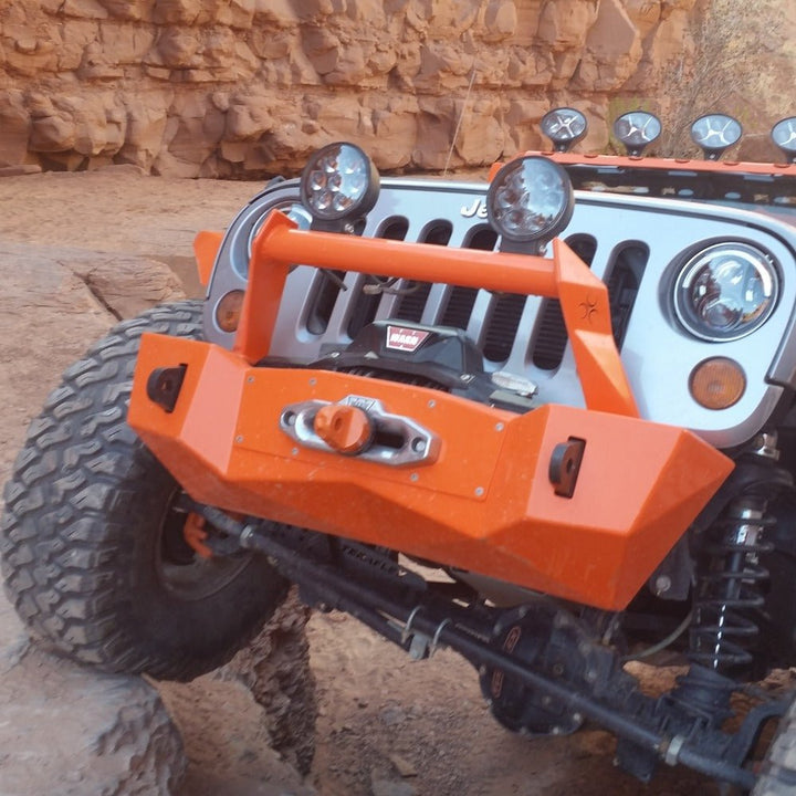 JK/JKU Notorious Stubby Front Bumper - Nemesis Industries