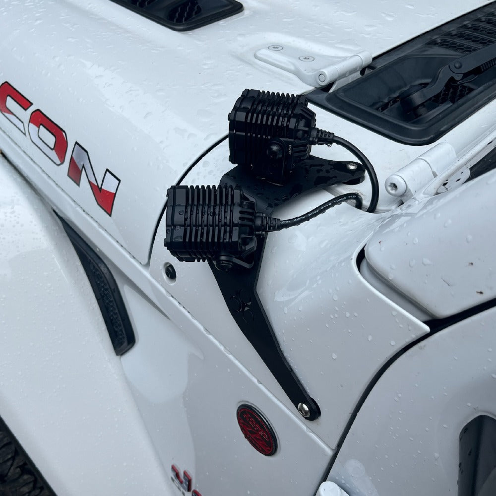 JL/JLU/JT Cowl Light Mount