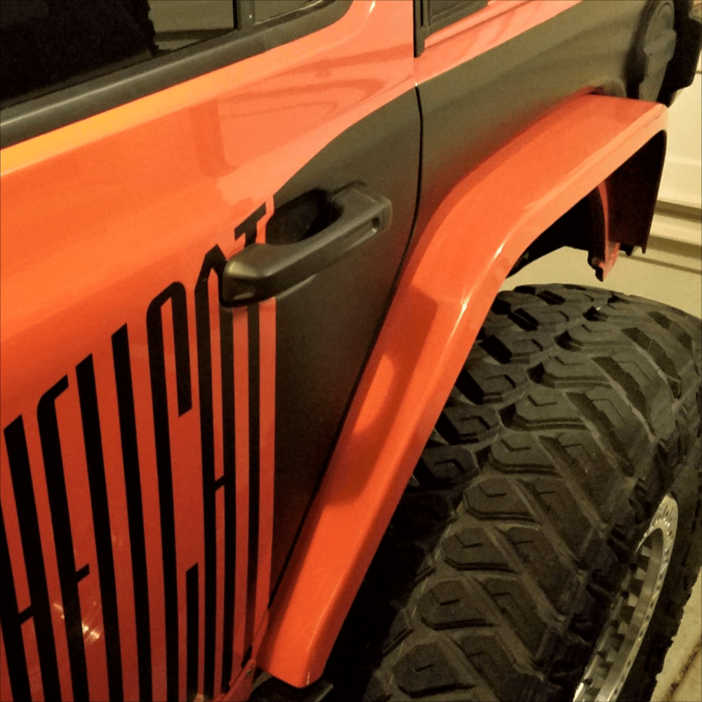JL/JLU Crawler Rear Flare - Nemesis Industries