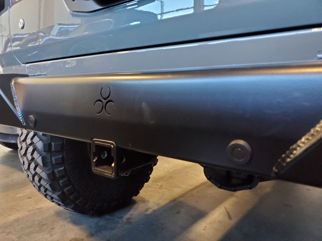 JL/JLU Kelvin Mid/Width Rear Bumper - Nemesis Industries