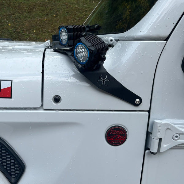 JL/JLU/JT Cowl Light Mount