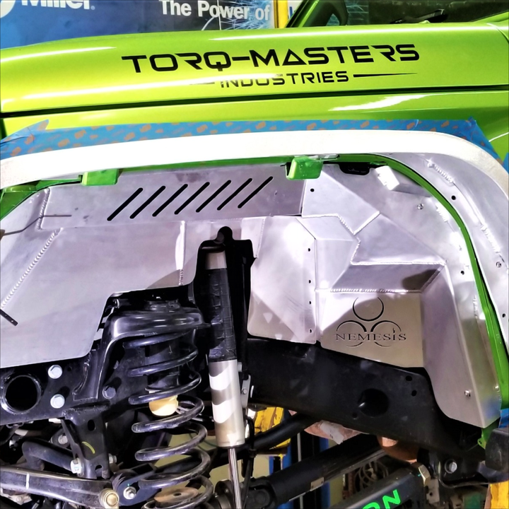 JL/JLU/JT Front Inner Fender Liner (3.6L, 2.0L) - Nemesis Industries