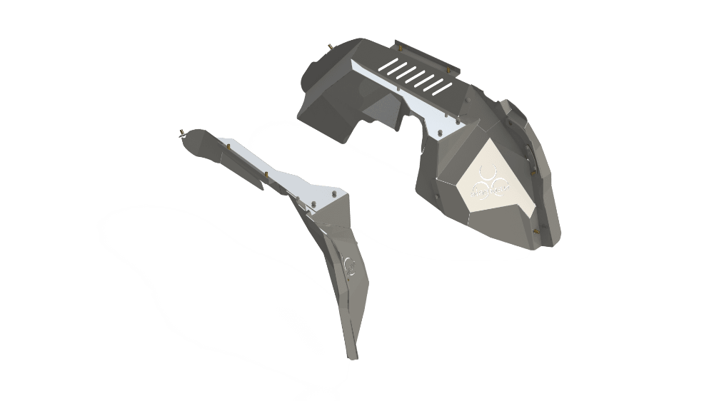 JLU/JT Ultimate Clearance Front Inner Fender Liner (Diesel) - Nemesis Industries