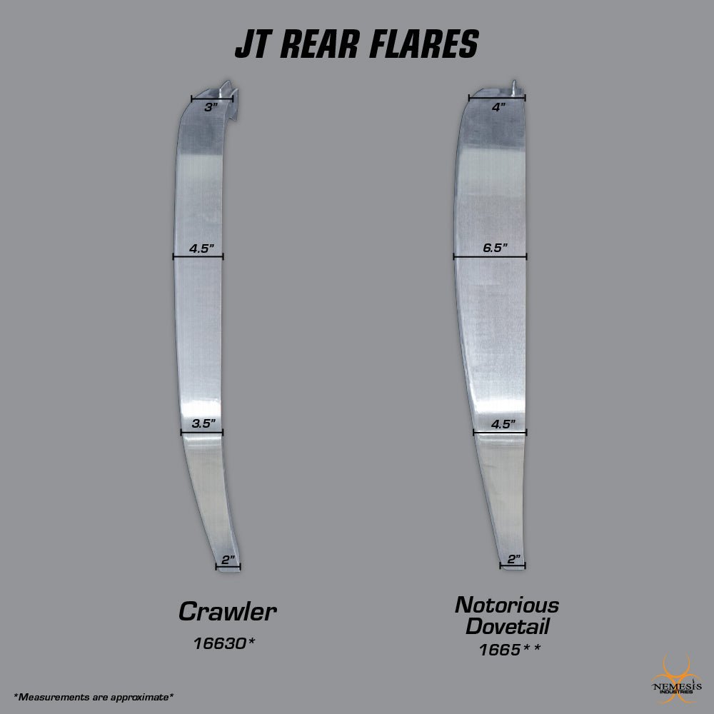 JT Crawler Rear Flare - Nemesis Industries