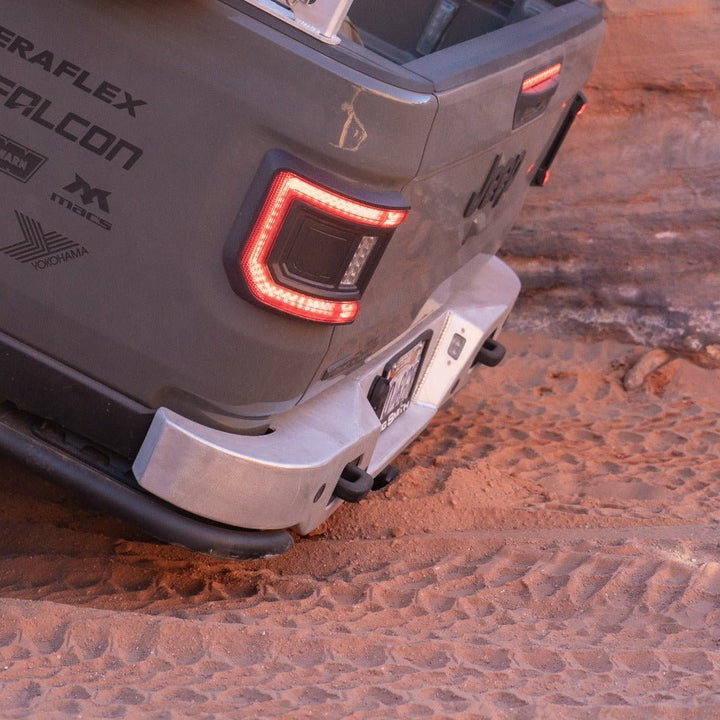 JT Outback Rear Bumper With Bed Sliders - Nemesis Industries