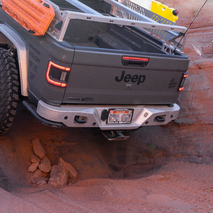 JT Outback Rear Bumper With Bed Sliders - Nemesis Industries