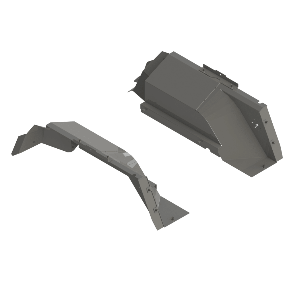 JT Rear Full Inner Fender Liner / For Factory Style Swaybars - Nemesis Industries