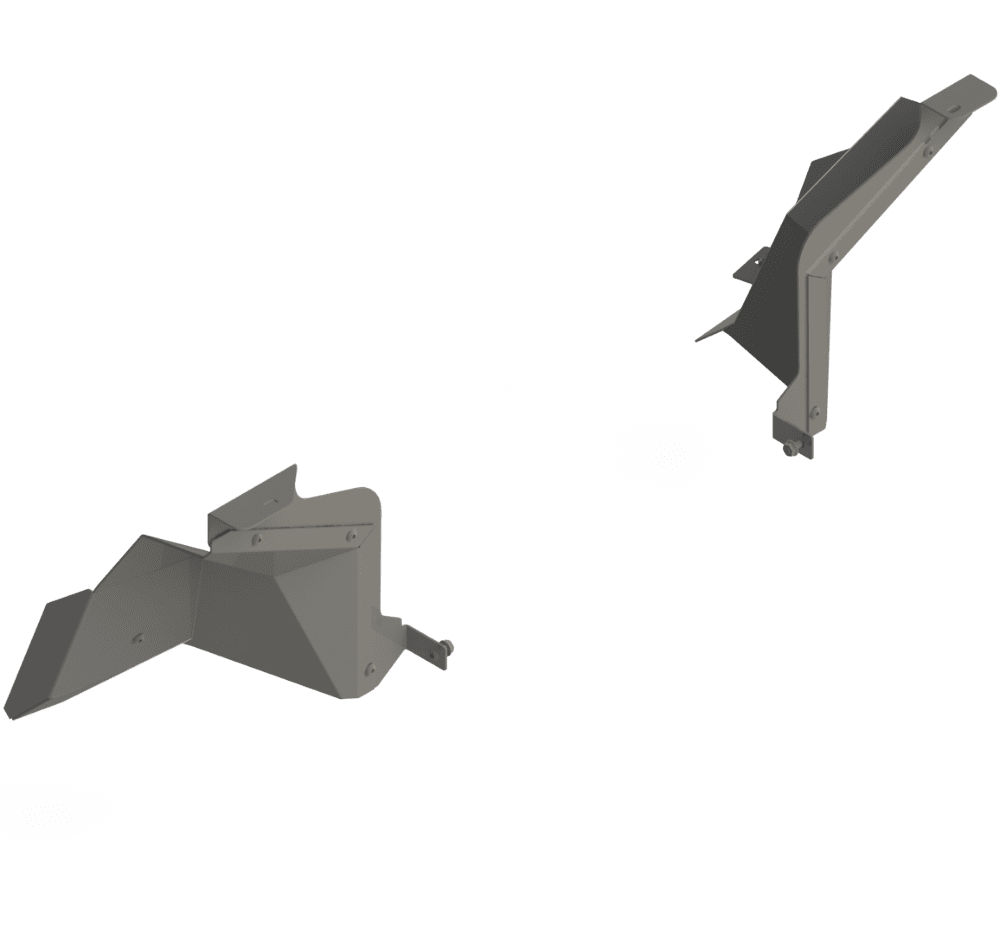 JT Rear Shorty Inner Fender Liner / For Non - Factory Style Swaybars - Nemesis Industries