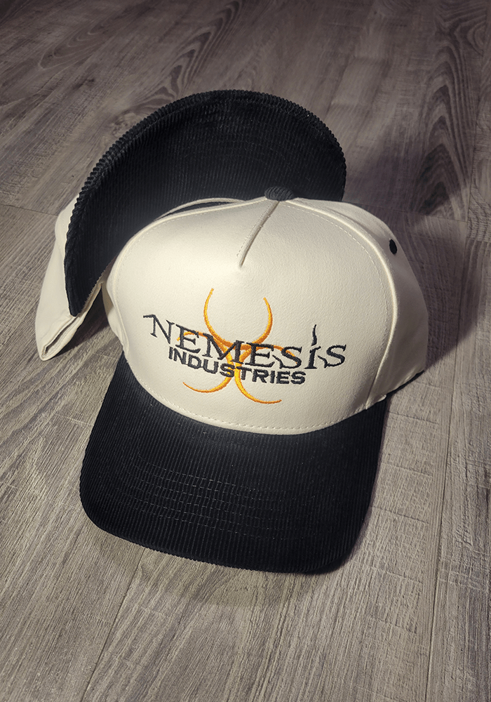 Nemesis Industries Hat / White/Black - Nemesis Industries