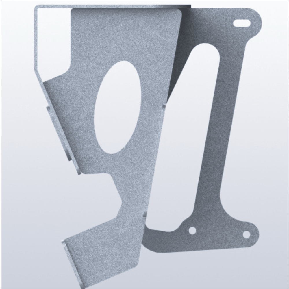TJ/LJ Right Firewall Tray and Battery Mount - Nemesis Industries