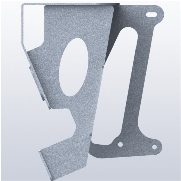 TJ/LJ Right Firewall Tray and Battery Mount - Nemesis Industries