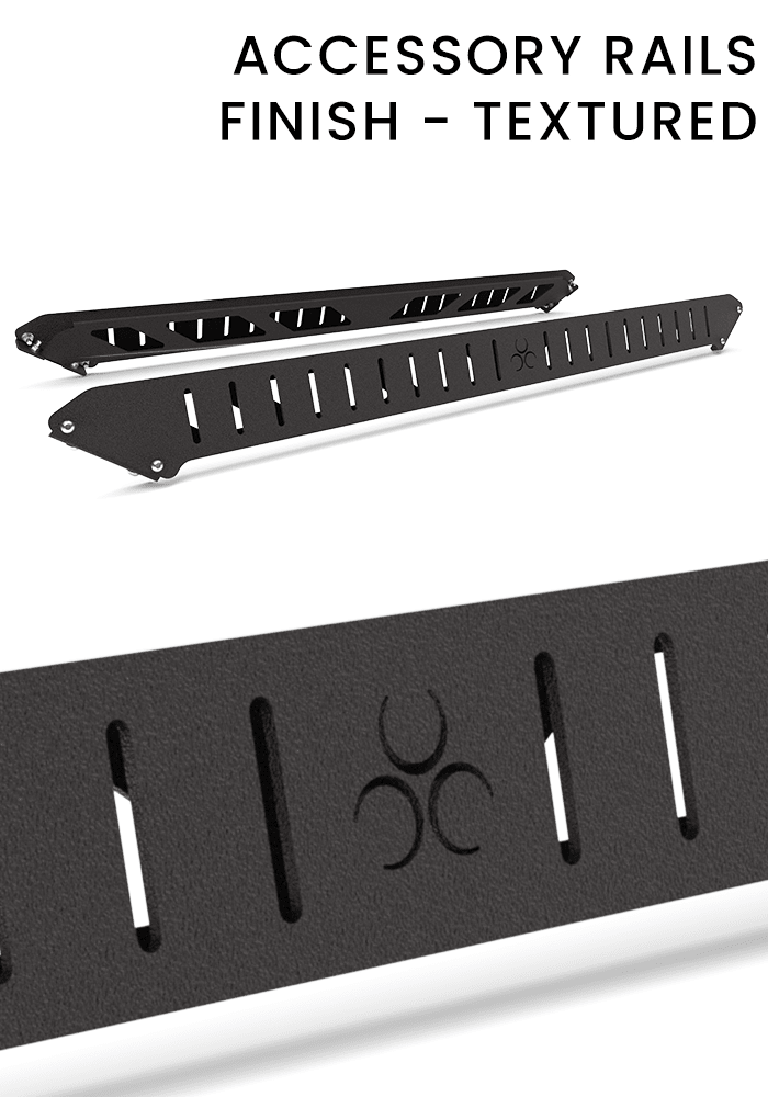 Tundra Frontier Bed Rack Accessory Rails / Standard Height - Nemesis Industries