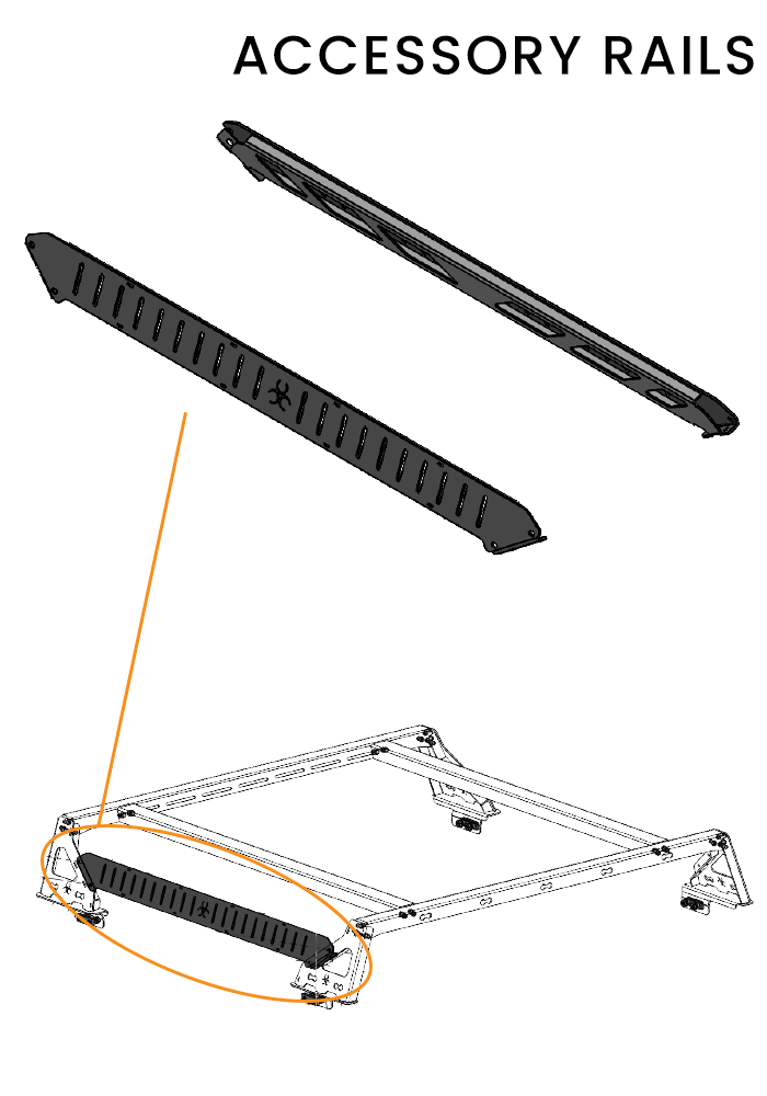 Tundra Frontier Bed Rack / Mid - Nemesis Industries